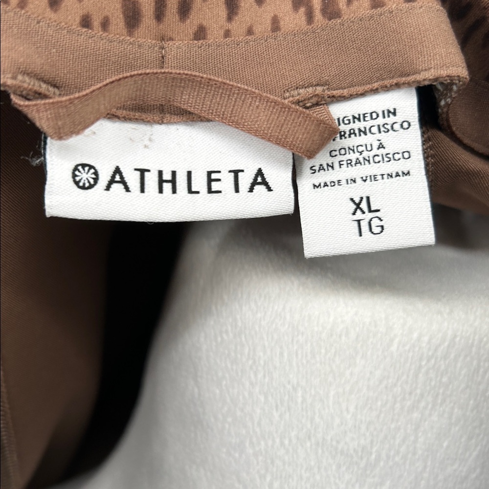 ATHLETA FULL ZIP JACKET XL BROWN - Picture 2 of 11